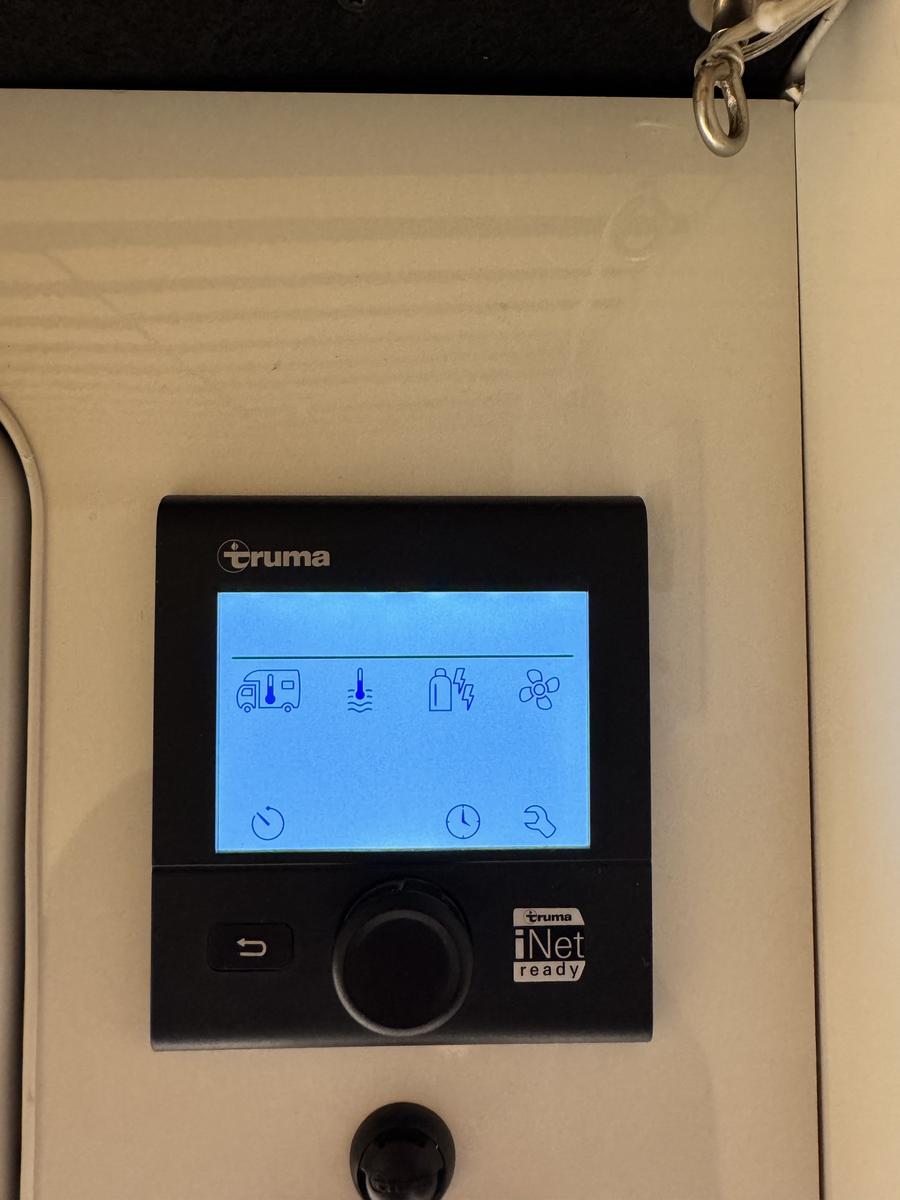 Truma bedieningspaneel voor de verwarming