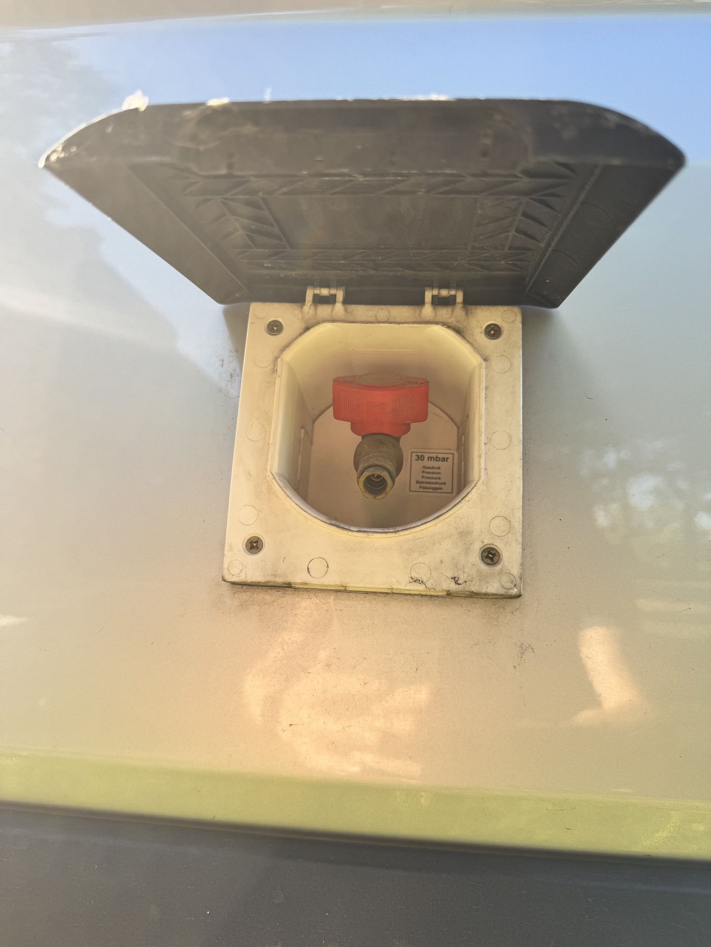 Sfeervol hoekje in de camper